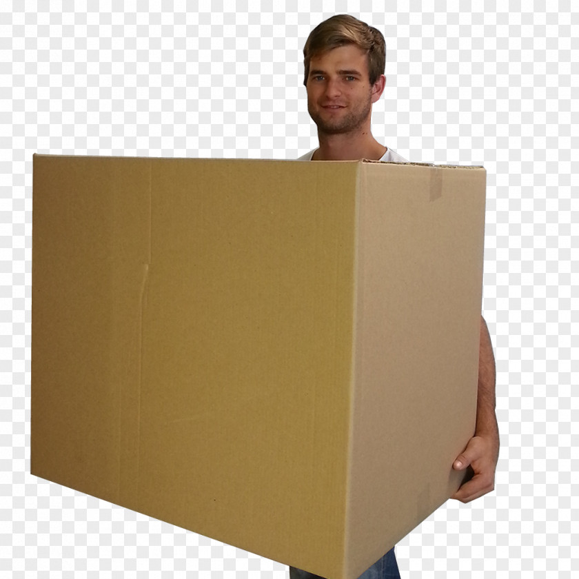 Cardboard Box Packaging And Labeling Mover PNG