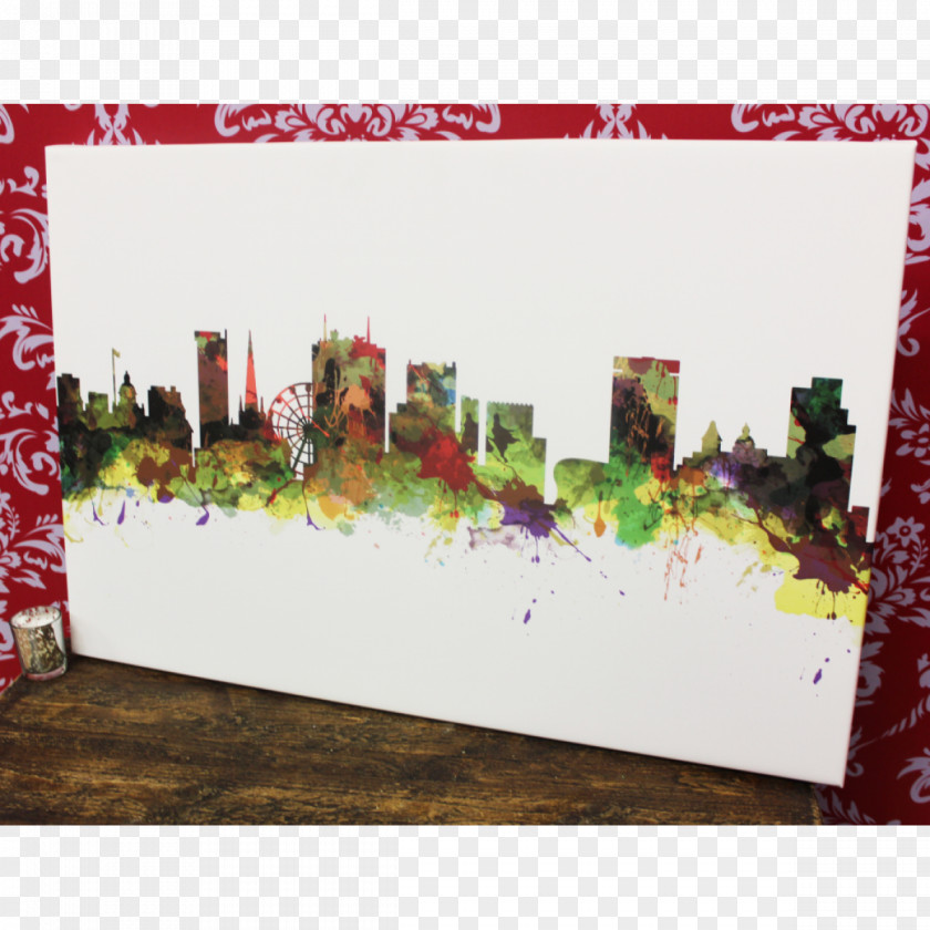 City Cities: Skylines Nottingham Canvas Print PNG