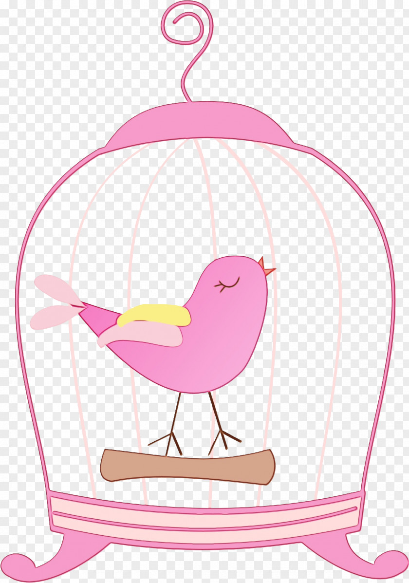 Furniture Bird Pink Cage Baby Products Clip Art Infant Bed PNG