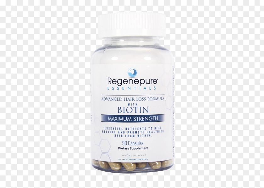 Hair Dietary Supplement Biotin Regenepure DR Loss & Scalp Treatment Capsule PNG