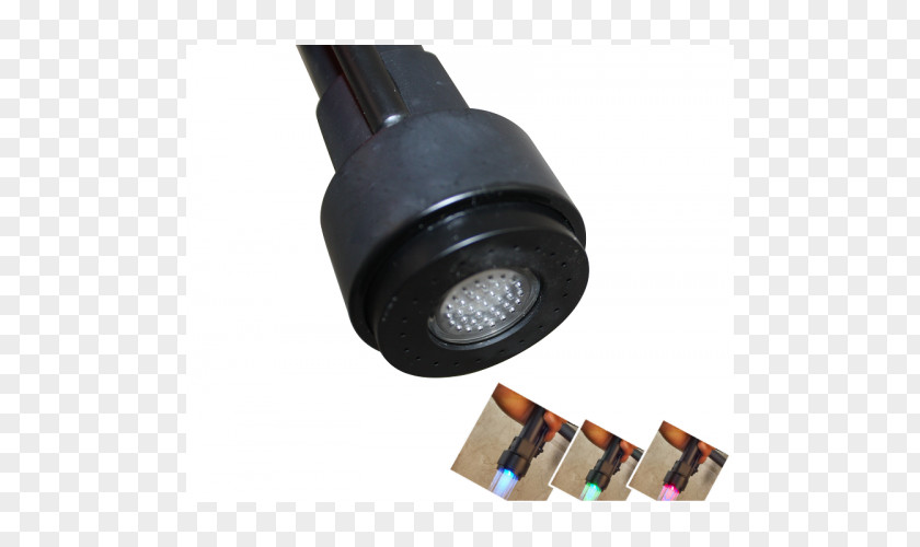 Kitchen Tap Plumbing Fixtures Light-emitting Diode Hose PNG