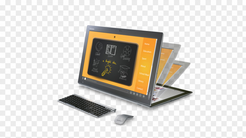 Laptop Lenovo ThinkPad Yoga All-in-one Tablet Computers PNG