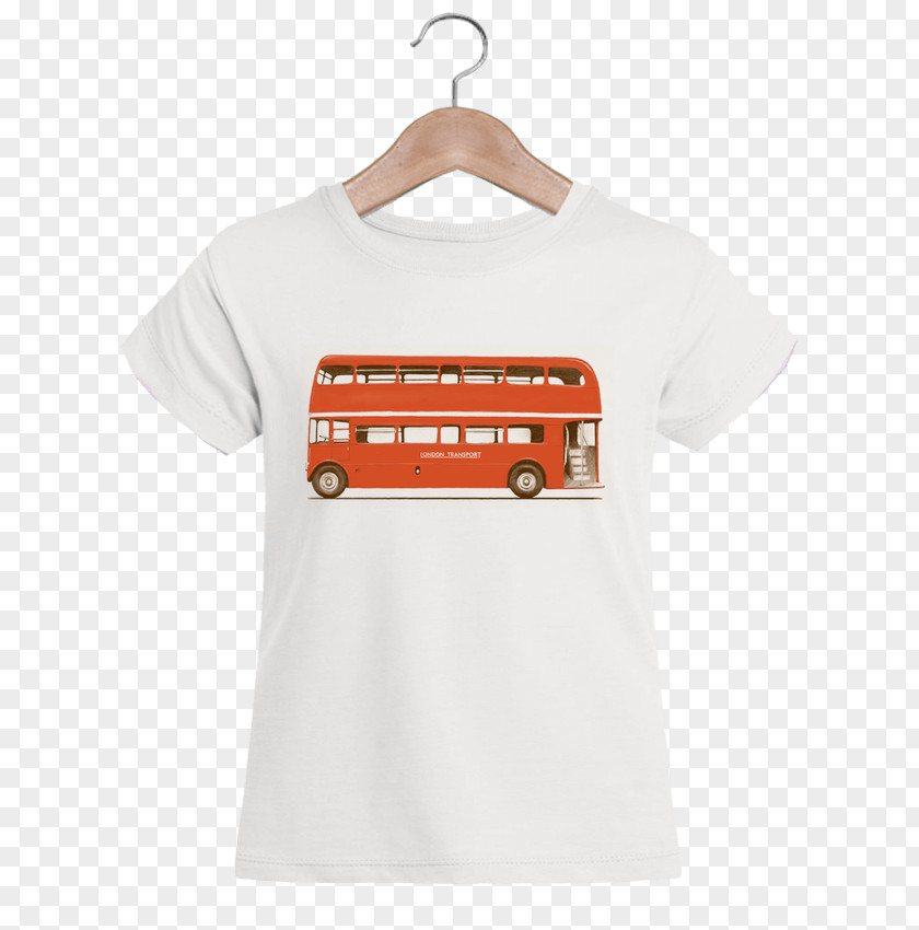 London Bus T-shirt Bluza Woman Collar PNG