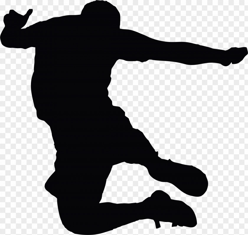Silhouette Jumping Photography Clip Art PNG