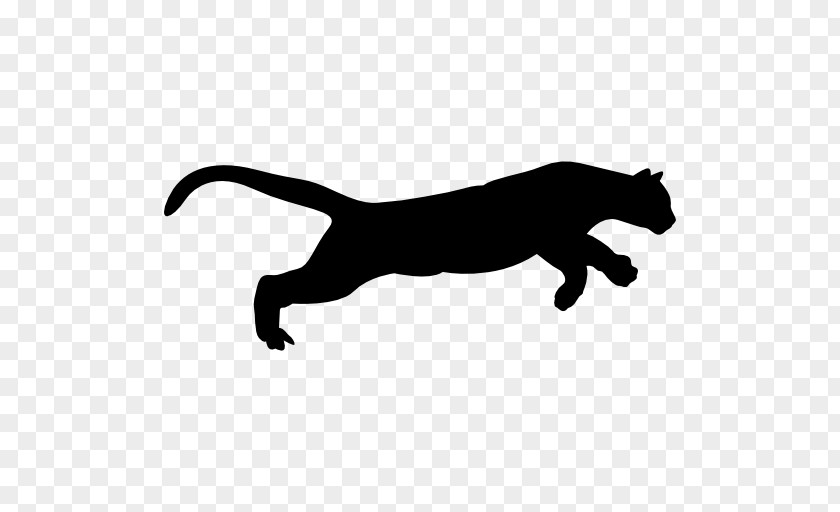 Silhouette Puma Clip Art PNG