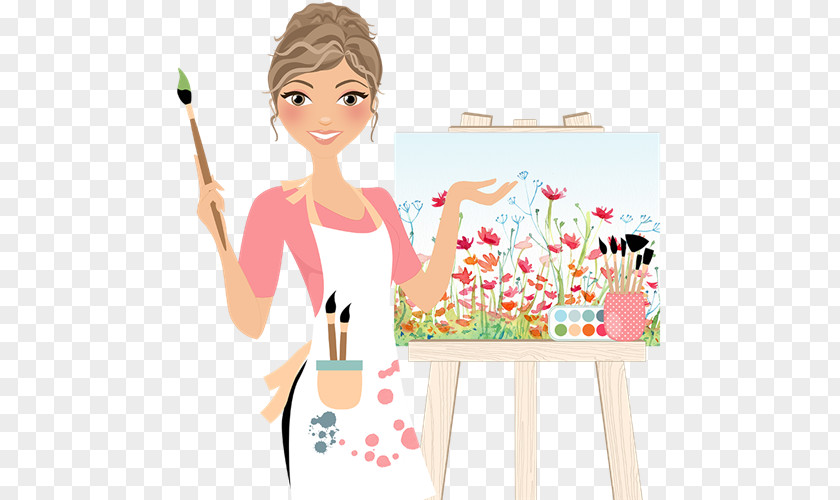 Blogger Art Woman PNG