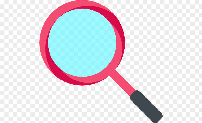Red Magnifying Glass Icon PNG