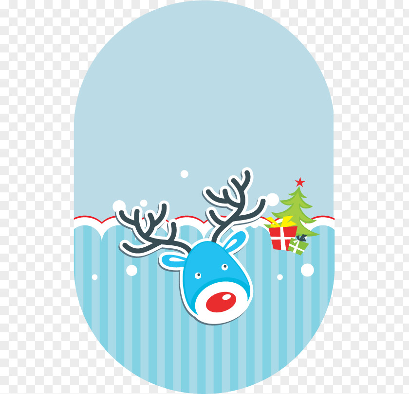 Reindeer Black Antler PNG