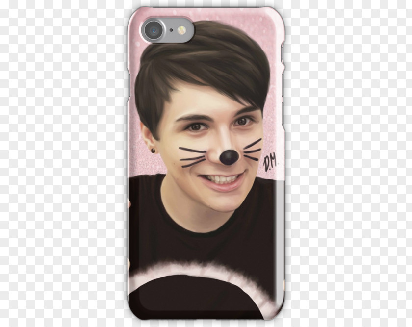 Cat Dan Howell Whiskers And Phil YouTuber PNG
