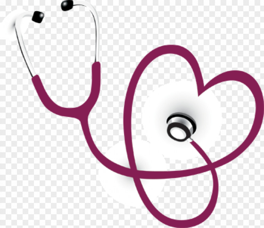 Heart Stethoscope Nursing Care Diagnosis Medicine PNG