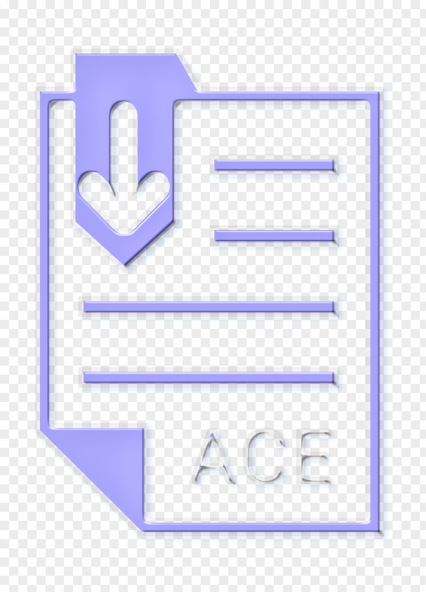 Logo Electric Blue Ace Icon Document Extension PNG