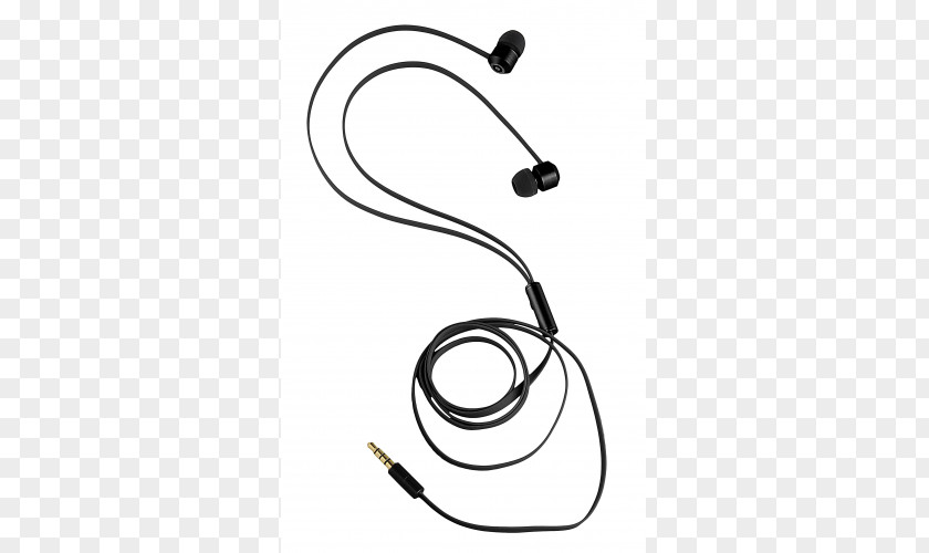 Microphone Headphones KITSOUND Headphone Ribbons Black In-Ear Mic Headset Écouteur PNG