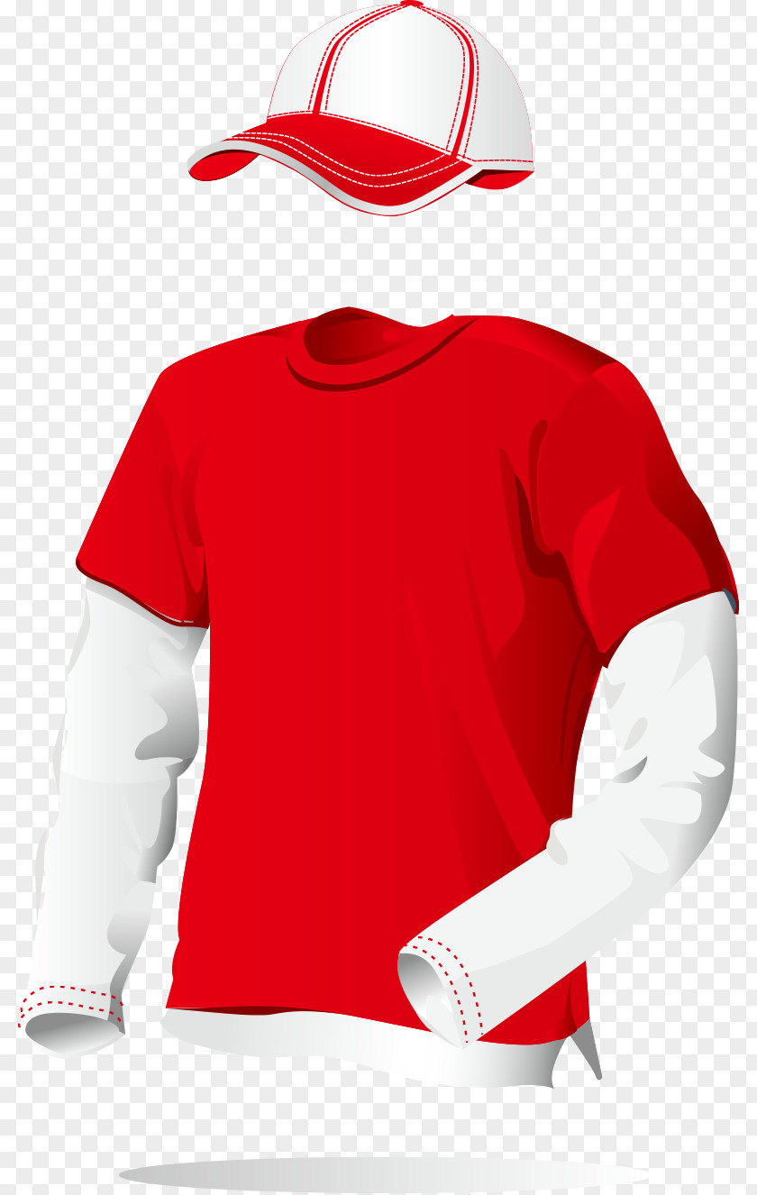 Vector Autumn Outfits T-shirt Clothing Textile Sportswear PNG
