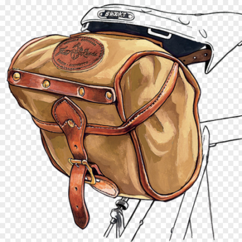 Bicycle Drawing Saddlebag Pannier PNG