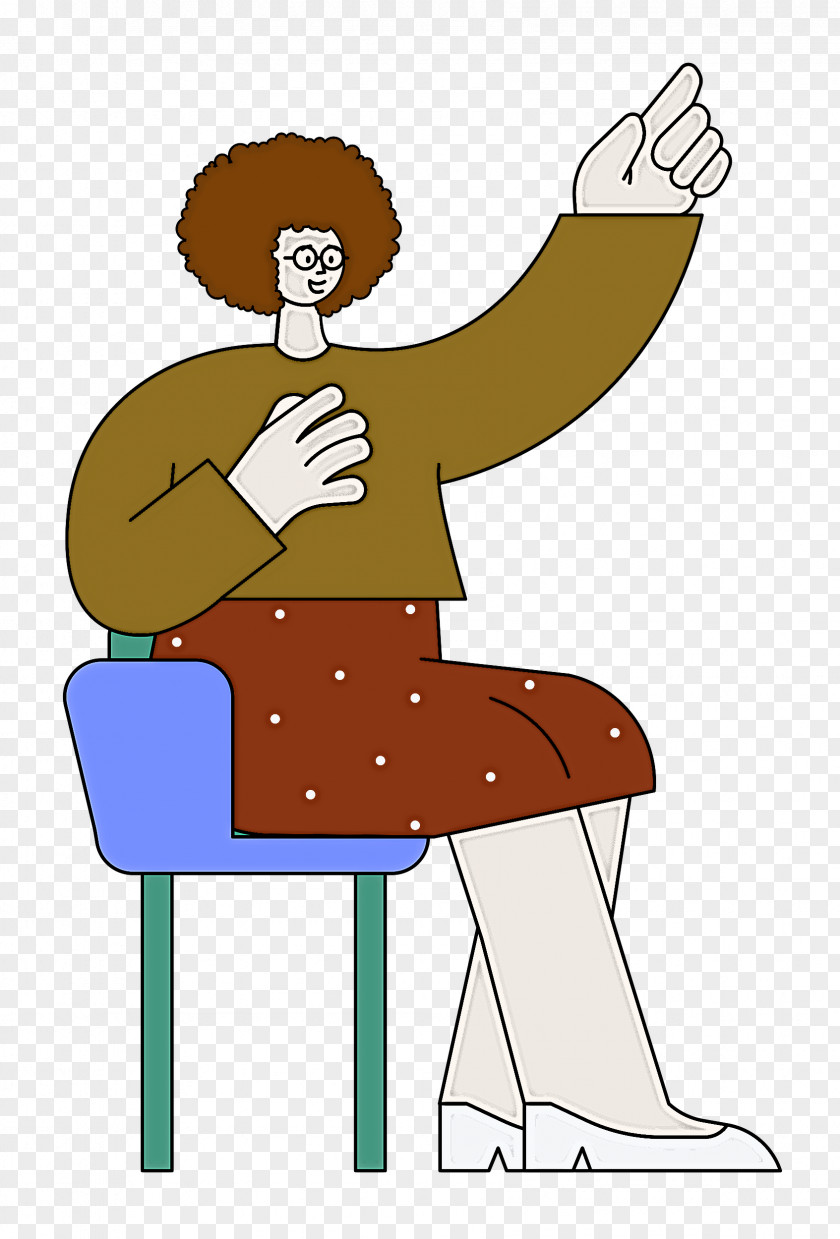 Cartoon Chair Sitting Joint Shoe PNG