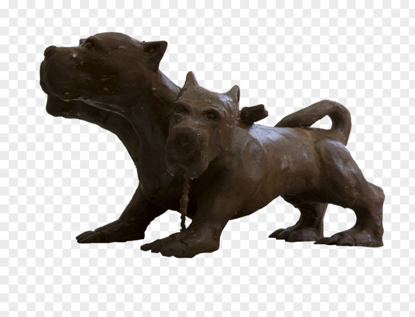 Dog Breed Sculpture Bronze PNG