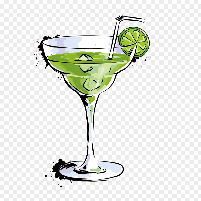 Green Apple Cocktail Margarita Cosmopolitan Martini PNG