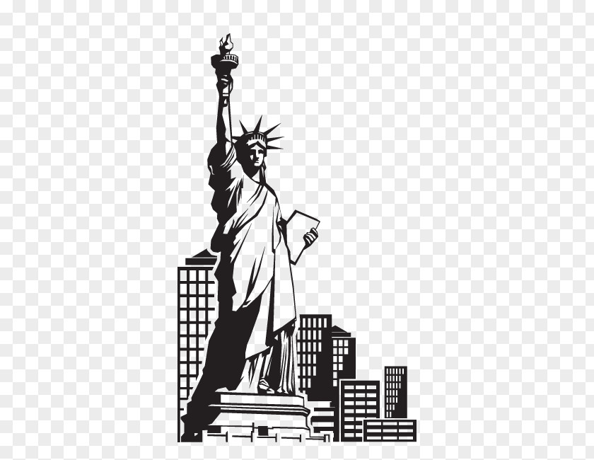 Statue Of Liberty Wall Decal PNG