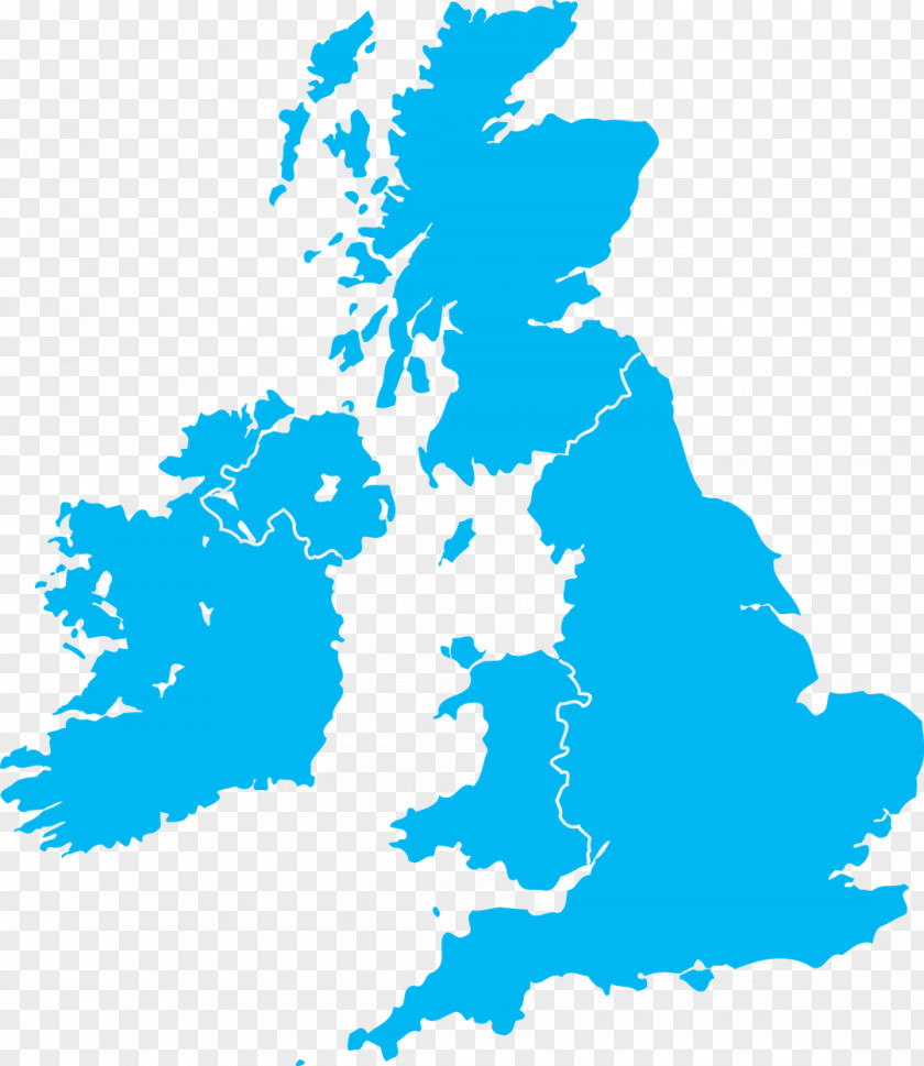 Uk Map Great Britain British Isles Vector PNG