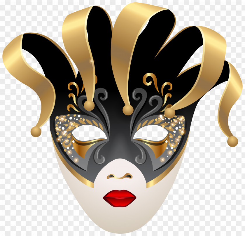 Venetian Carnival Mask Clip Art Image PNG