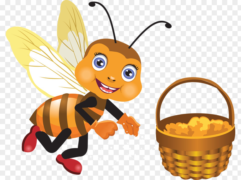 Bee Honey Insect Clip Art PNG