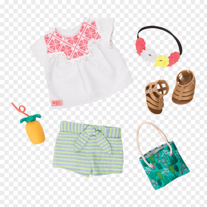 Doll Clothing Toy Our Generation April Shorts PNG