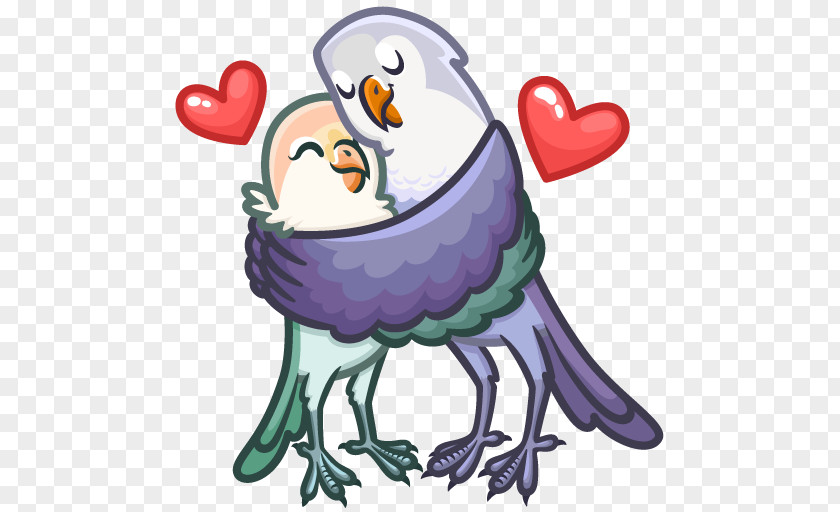 Lovebird Sticker Telegram VKontakte PNG