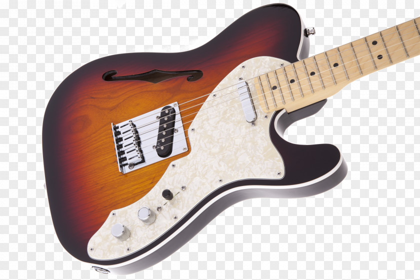 Sunburst Bass Guitar Electric Fender Telecaster Thinline Acoustic PNG