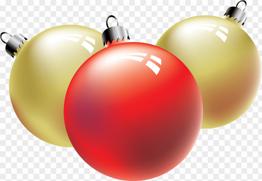 Vector Christmas Ball Sphere Ornament PNG