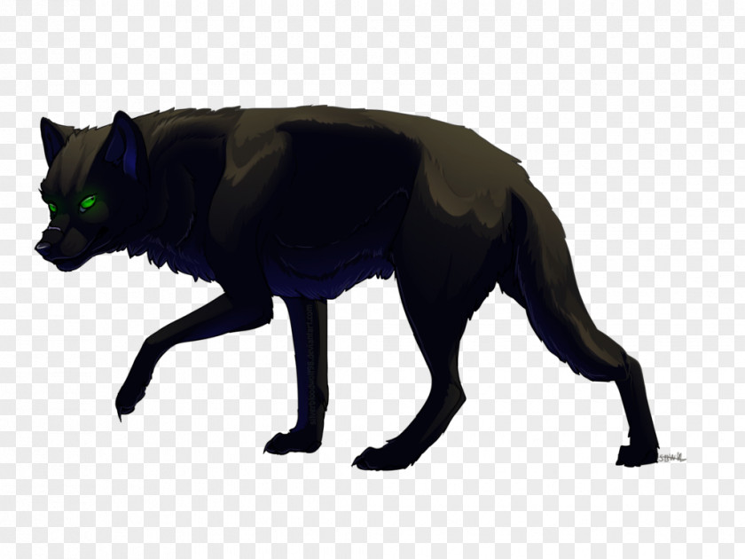 Black Wolf Gray Drawing Art Color PNG