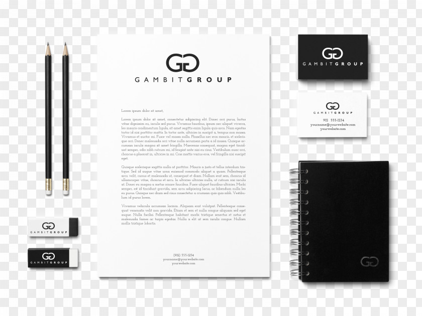 Company Letterhead Mockup Graphic Design Brand Paper PNG