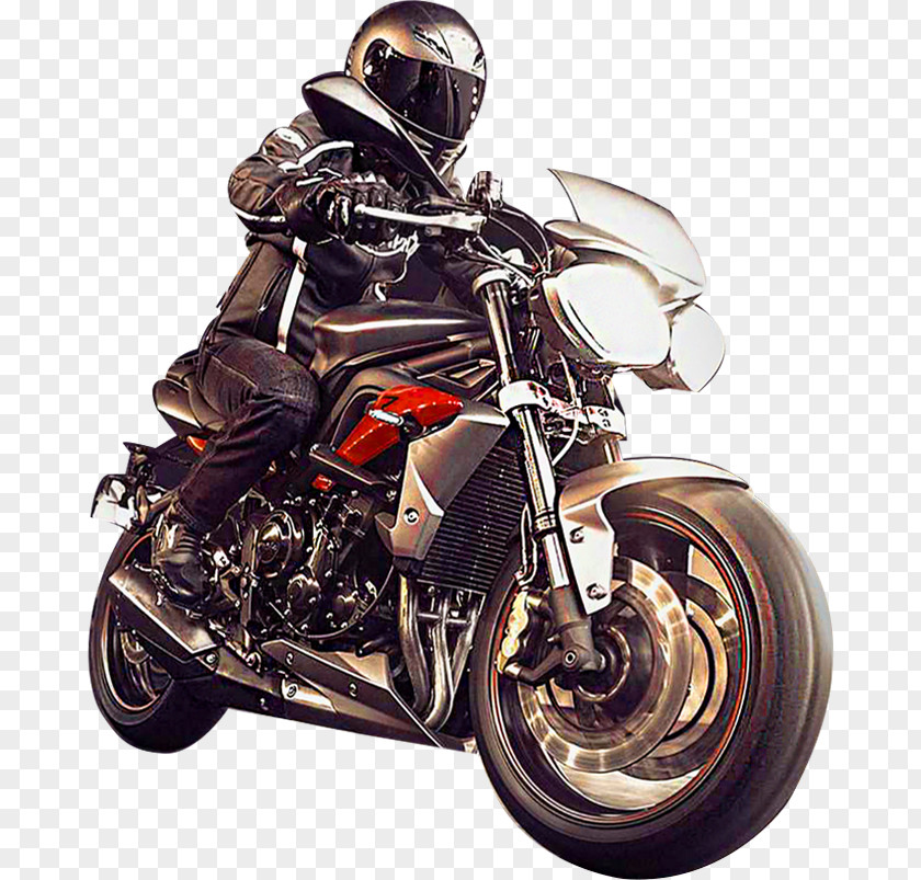 Motorbike Triumph Motorcycles Ltd Street Triple Speed Straight-three Engine PNG
