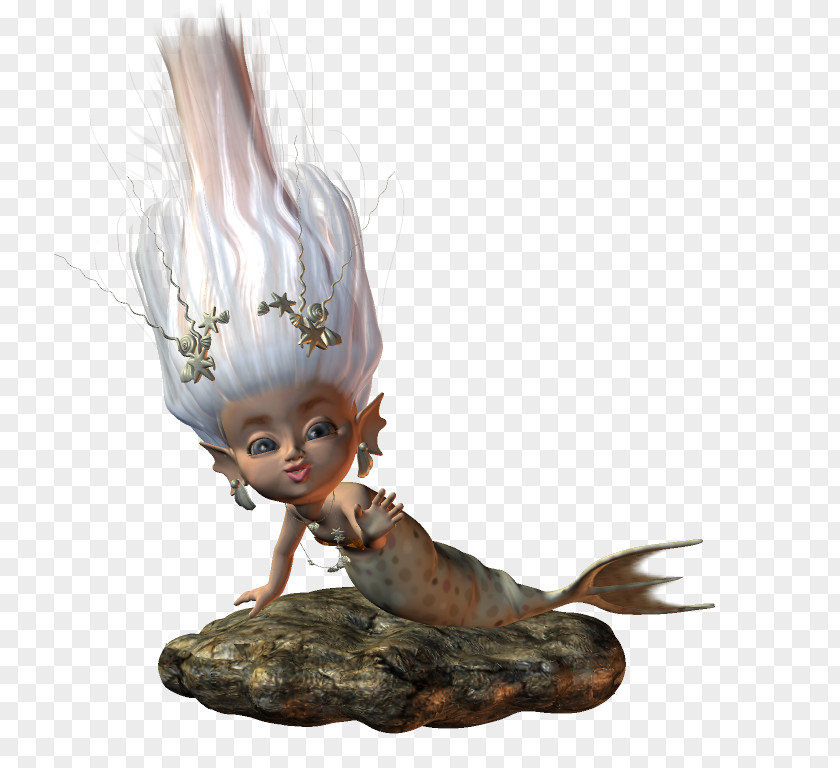 Sirenas Figurine Legendary Creature PNG