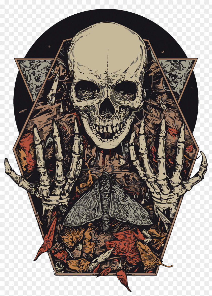 Vector Skeleton Visual Arts Digital Art Skull PNG