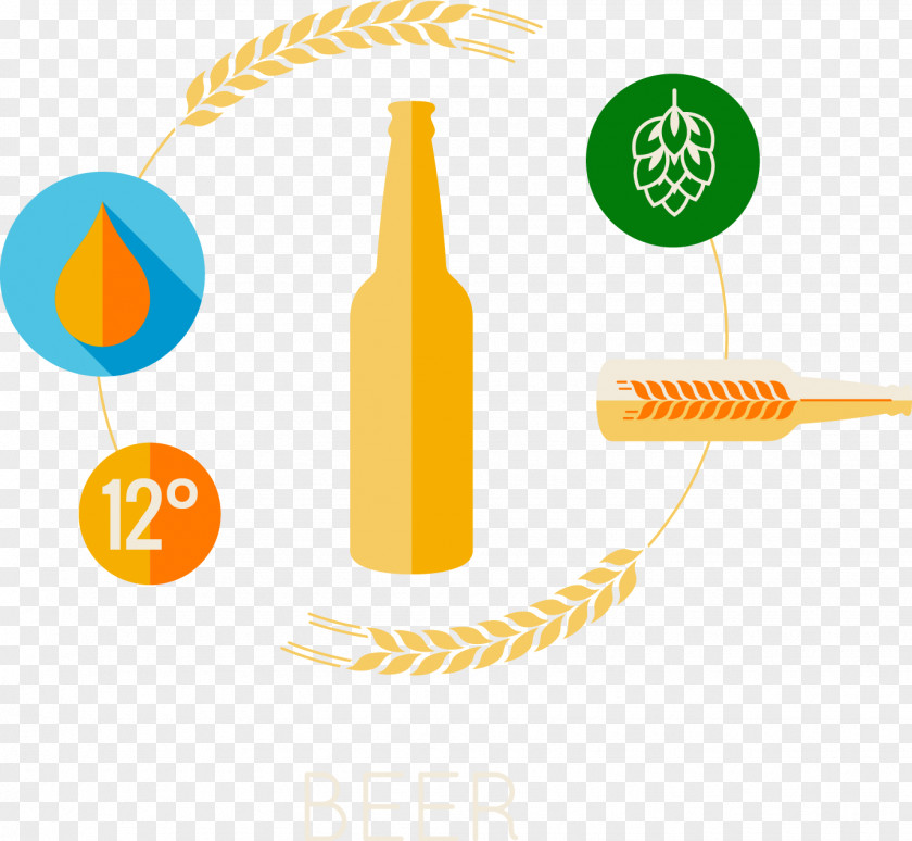 Flat Beer Icon PNG