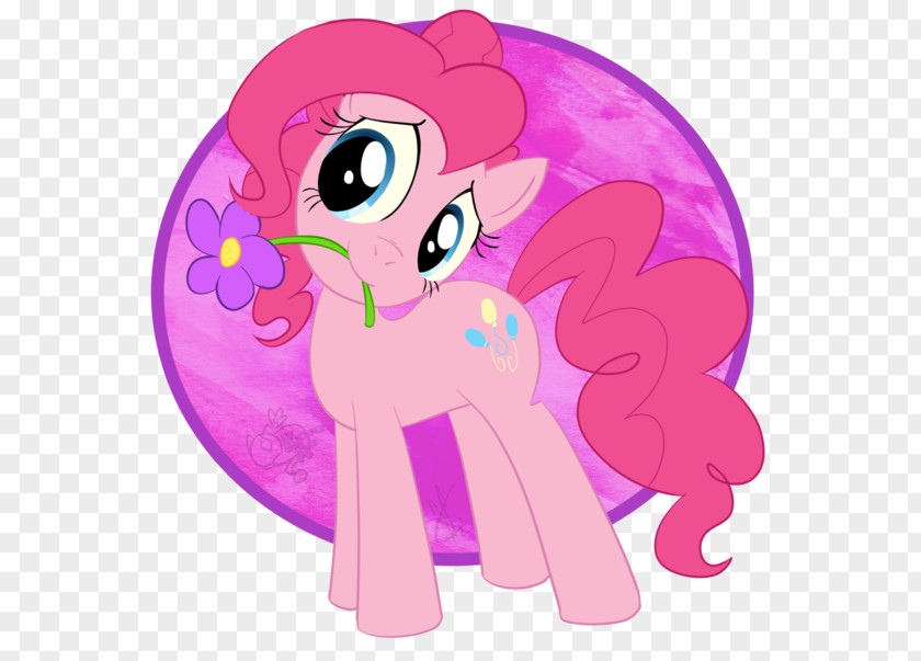 Magenta Flower Pony Pinkie Pie Rainbow Dash Twilight Sparkle Rarity PNG