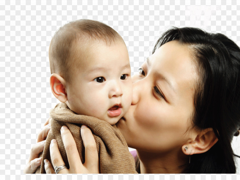 Mother And Child Infant Stock Photography Kiss PNG