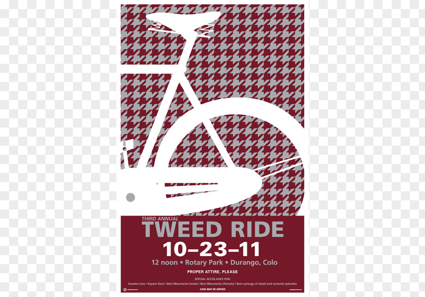 Creative Posters Tweed Run Durango Bicycle Paper PNG