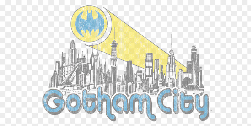Gotham-city Batman Gotham City Brand T-shirt Bat-Signal PNG