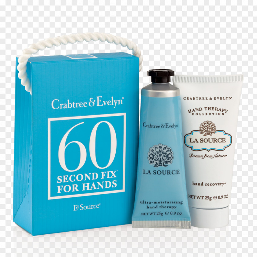 Hand Crabtree & Evelyn La Source Body Lotion First Fix And Second PNG