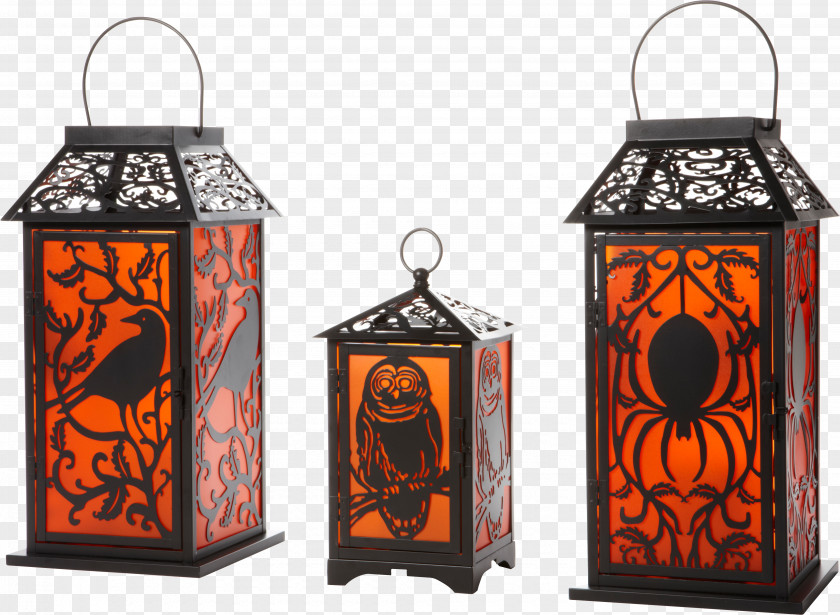 Horror Lantern Jack-o-lantern Halloween Clip Art PNG