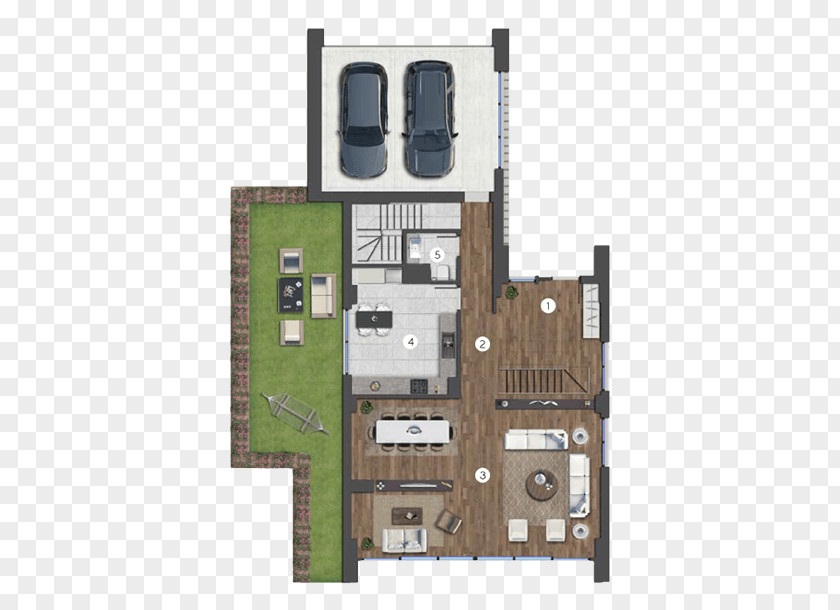 House Floor Plan Kế Hoạch Villa PNG