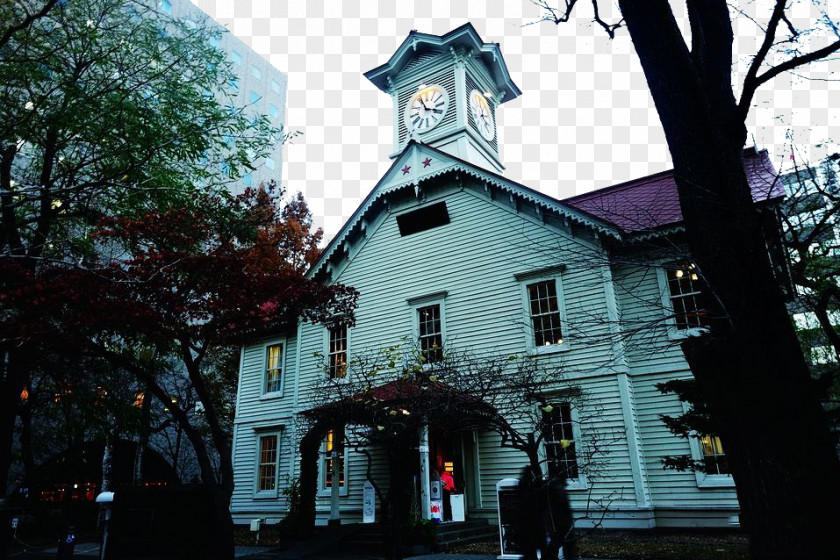 Sapporo Clock Tower Photos TV Photography PNG