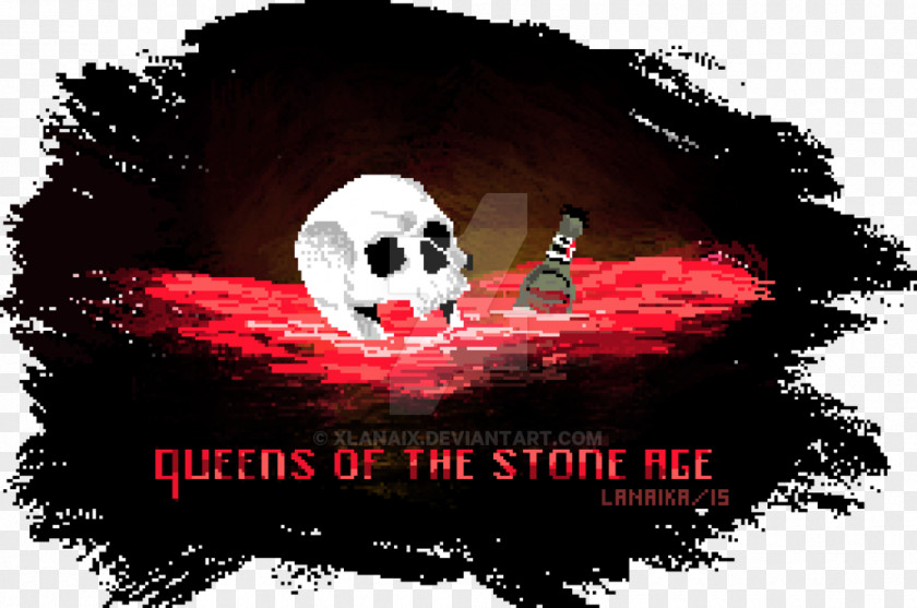 Stone Age Queens Of The Villains World Tour Pixel Art PNG