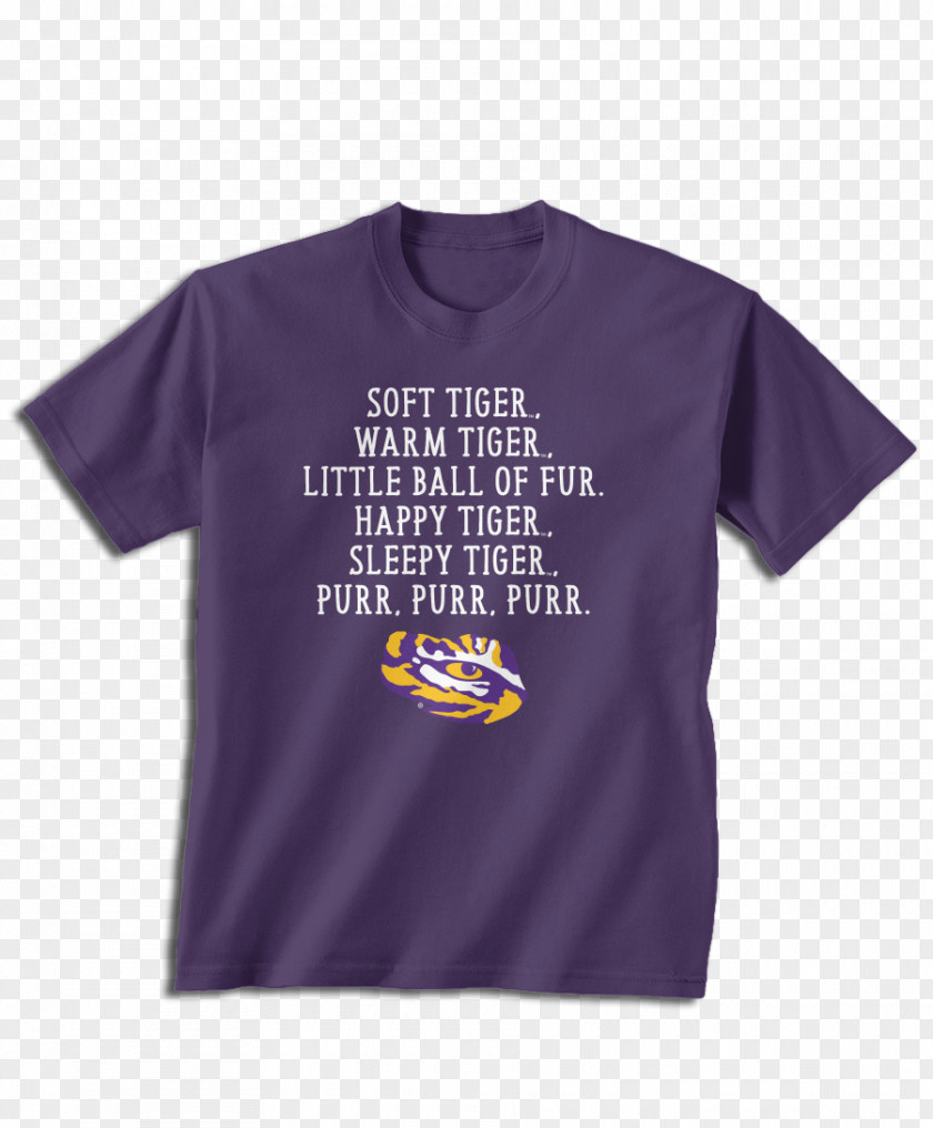 T-shirt Louisiana State University Logo Sleeve PNG