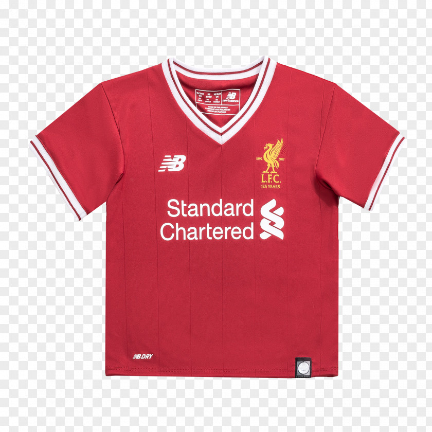 2017–18 Liverpool F.C. Season Premier League Kit Jersey PNG