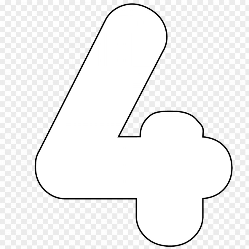 Numbers 1 To 9 Line Art Angle Clip PNG