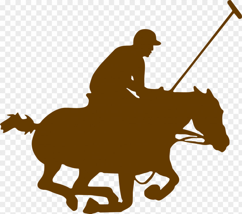 Brown Polo Player Silhouette Vector Euclidean Clip Art PNG