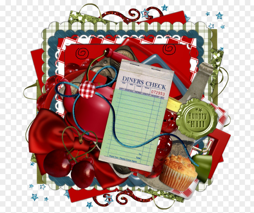 Christmas Food Gift Baskets Hamper Ornament PNG