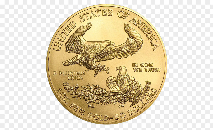 Eagle United States Of America American Gold Mint Coin PNG